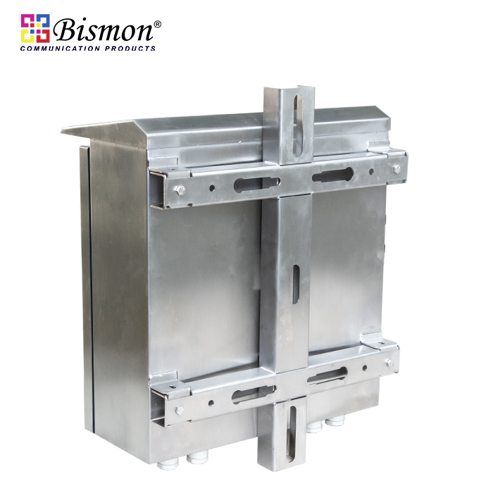 Wall Mount Outdoor Fiber optic 48-72 Core Stainless Steel